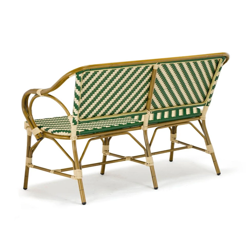 Aluminum Parisian Bistro Rattan Outdoor Sofas suppliers