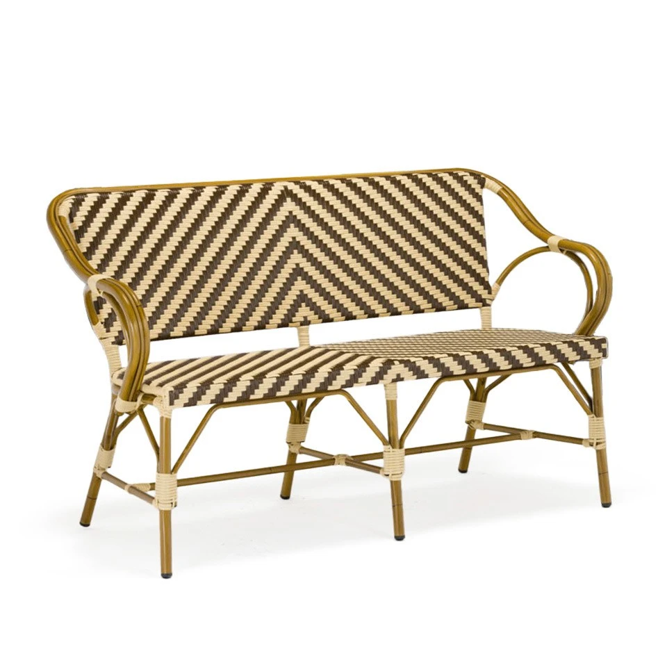 Aluminum Parisian Bistro Rattan Outdoor Sofas best
