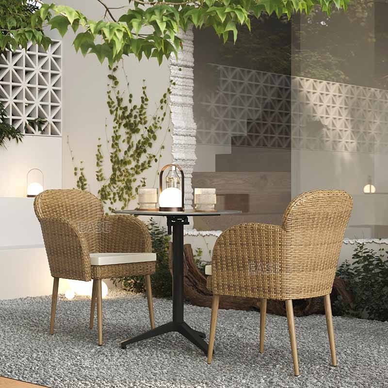 Aluminum Woven Outdoor Rattan Wicker Chairs suppliers