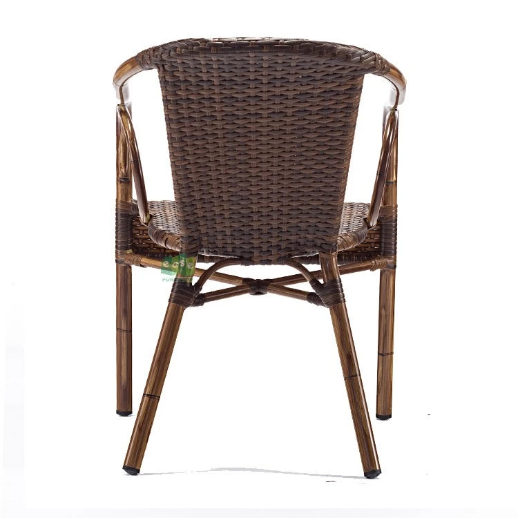 Balcony Aluminum Outdoor Rattan Wicker Chairs factory