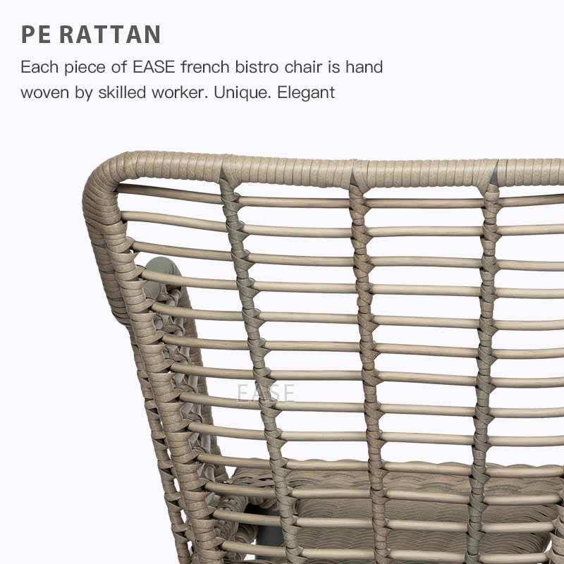 Cafe Aluminum Outdoor Rattan Wicker Chairs best