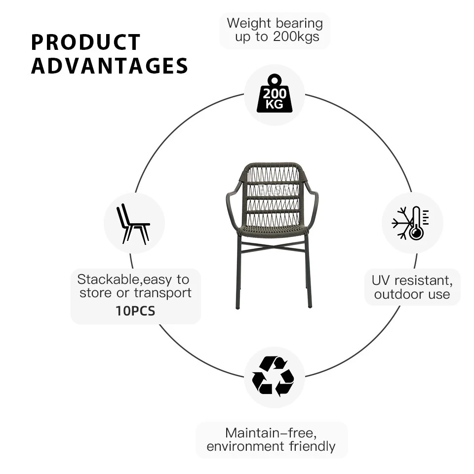 Commercial Metal Outdoor Chairs Manufacturers, Suppliers, Factory