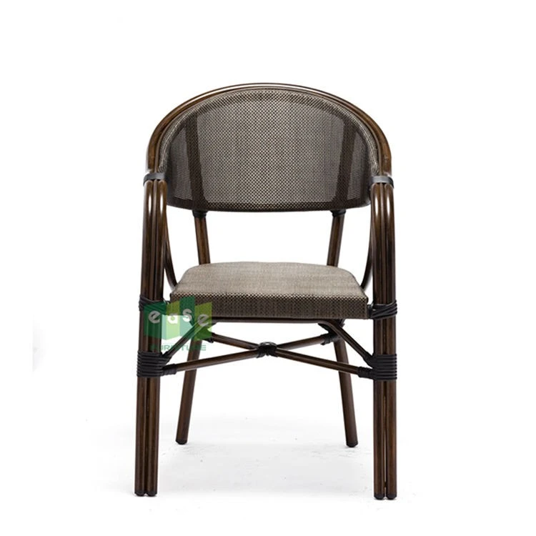 French Bistro Hotel Outdoor Textilene Chairs suppliers