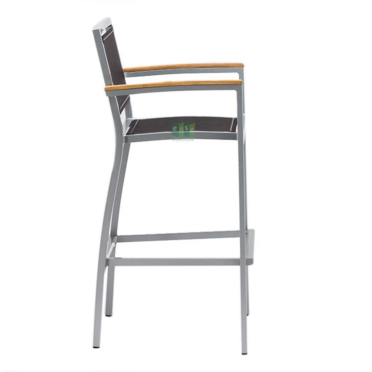 Modern Aluminum Textilene Outdoor Bar Stools high quality