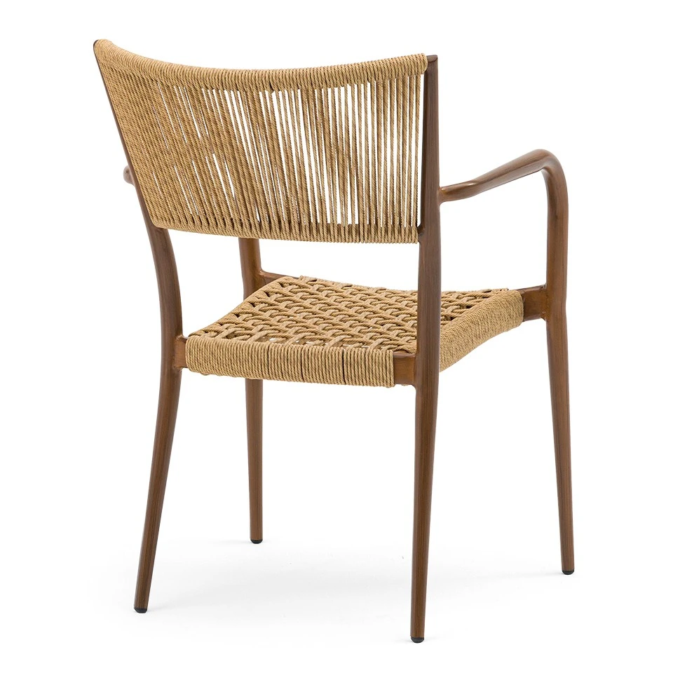 Outdoor Natural Aluminum Restaurant Chairs factory