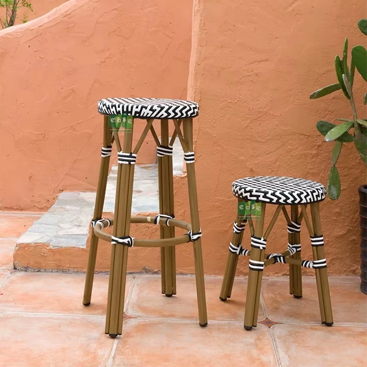Aluminum Rattan Round Outdoor Bar Stools Suppliers in China Aluminum Rattan Round Outdoor Bar Stools Suppliers in China