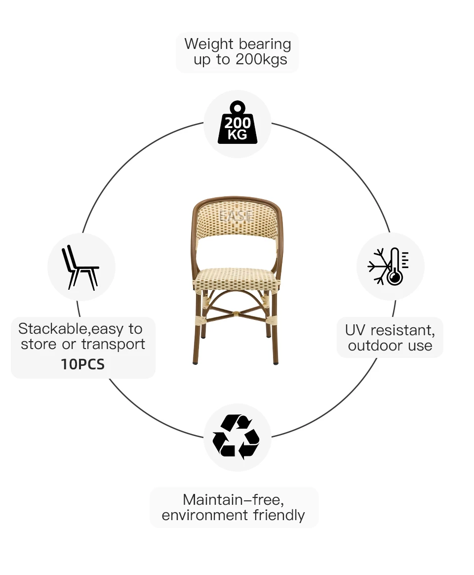 French Bistro Seating Restaurant Chairs Factory in China French Bistro Seating Restaurant Chairs Factory in China