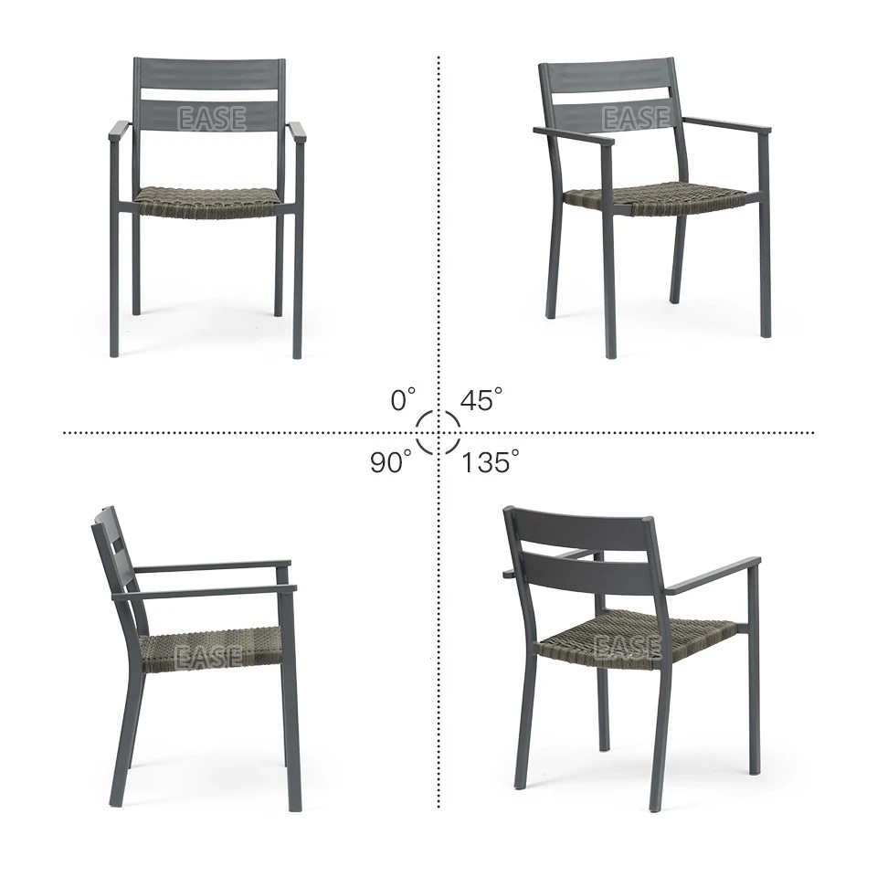 Restaurant Aluminum Rope Outdoor Chairs best