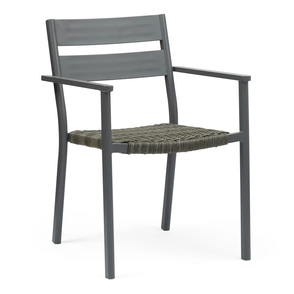 Restaurant Aluminum Rope Outdoor Chairs