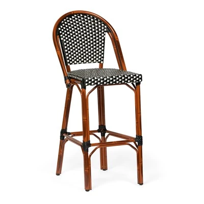 Aluminum Bistro Cafe Outdoor Bar Stools