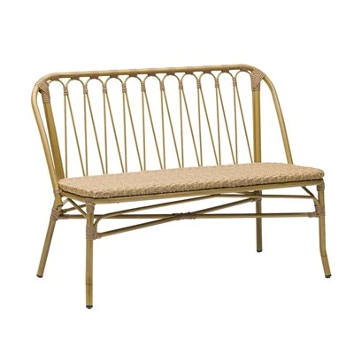 Aluminum Parisian Rattan Outdoor Sofas