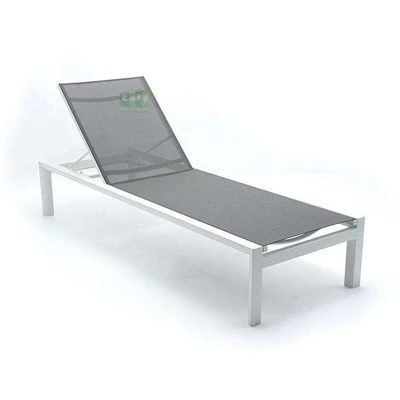 Aluminum Textilene Outdoor Sun Lounger