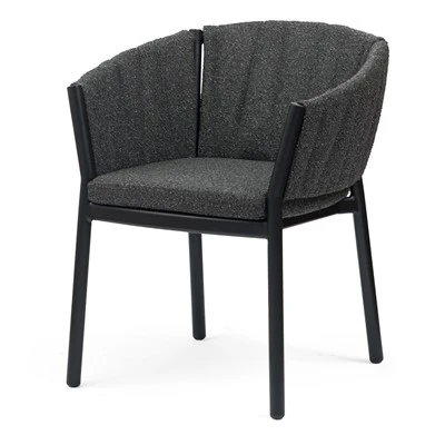 Black Outdoor Upholstered Chairs
