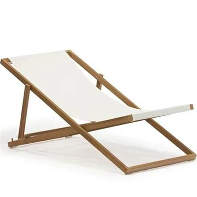 Foldable Aluminum Textilene Sun Lounger