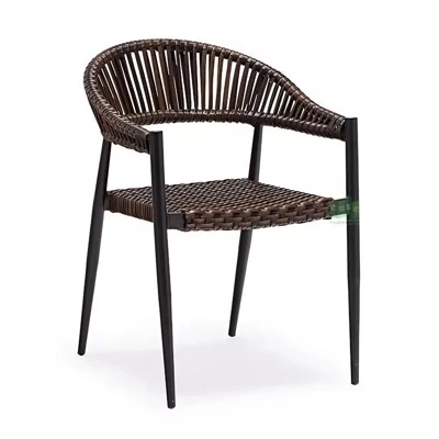 Patio Aluminum Outdoor Rattan Wicker Chairs