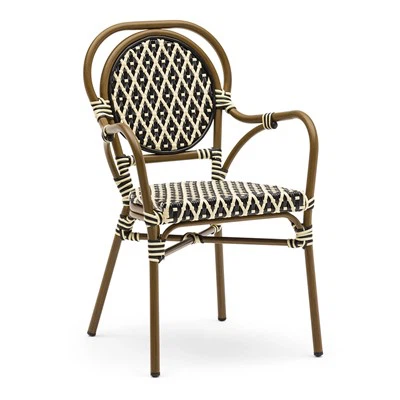 Rattan Bistro Patio Bar Chairs