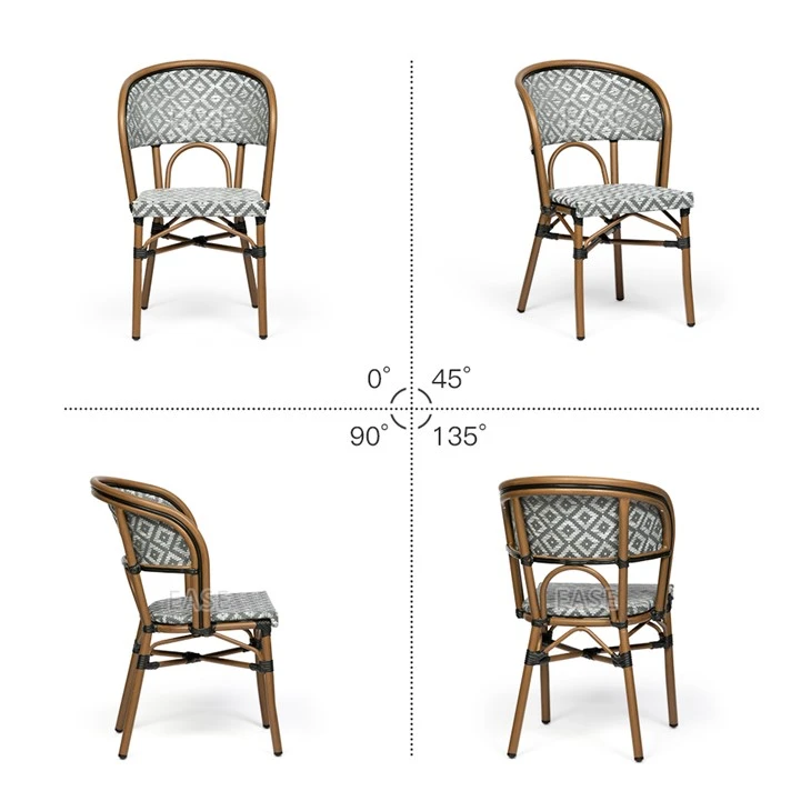French Rattan Bistro Chairs